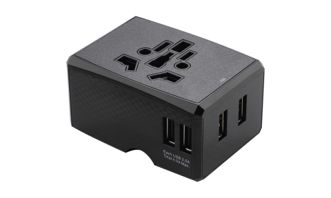 HHT203 travel adapter and configuration views